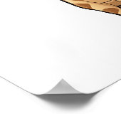 Poster Illustration de girafe de dessin animé (Coin)