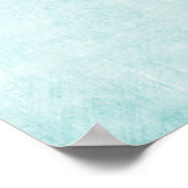Poster Illustration de Glaïeul sur Denim Vieilli (Coin)