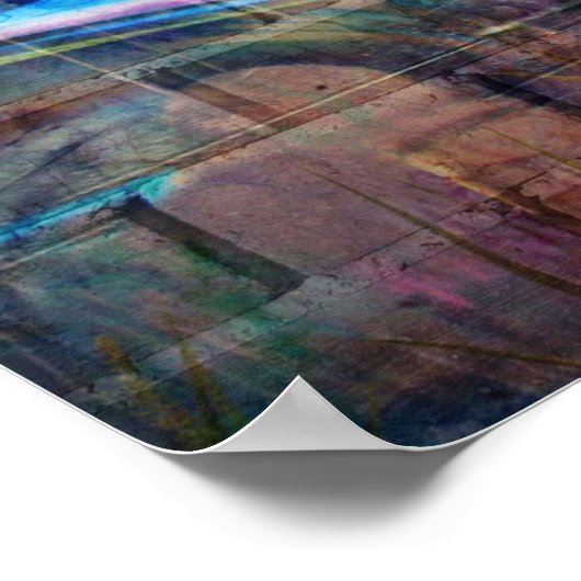 Poster Illustration de graffitis muraux colorés (Coin)