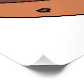 Poster Illustration de guitare acoustique (Coin)