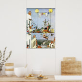 Poster Illustration de Heath Robinson Accueil Conforts W  (Cuisine)