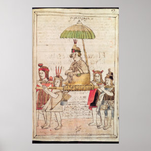 Poster Illustration de Huascar Inca