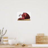 Poster Illustration de jambon (Cuisine)