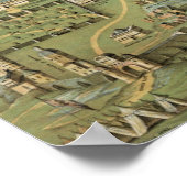 Poster Illustration de Jérusalem vintage (Coin)