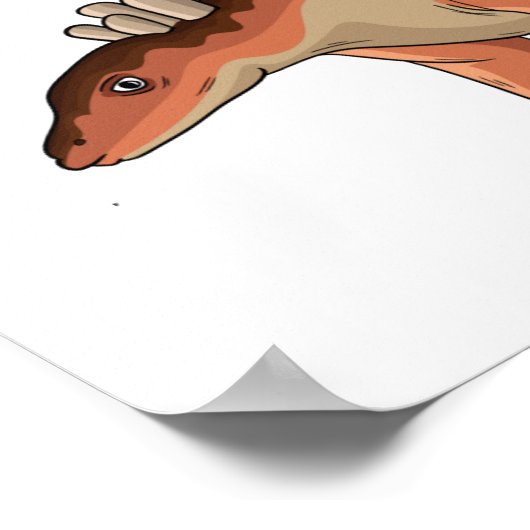 Poster Illustration de Kentrosaurus (Coin)