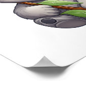 Poster Illustration de koala du dessin animé (Coin)