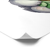 Poster Illustration de koala du dessin animé (Coin)