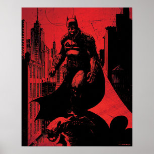 Poster Illustration de la bande dessinée de Batman