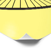 Poster Illustration de la bande dessinée de vélo à grande (Coin)