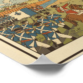 Poster Illustration de la bataille de Blenheim (Coin)