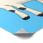 Poster Illustration de la caricature de mouton Valais Bla (Coin)