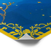 Poster Illustration de la carte Tarot, l'étoile (Coin)