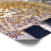 Poster Illustration de la cathédrale Notre-Dame. (Coin)