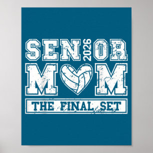 Poster Illustration de la classe de maman senior de volle