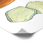 Poster Illustration de la confiserie Mithai Indian Sweets (Coin)