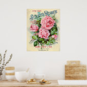 Poster Illustration de la couverture du catalogue de fleu (Cuisine)