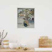 Poster Illustration de la "Divine Comédie" de Dante (Cuisine)