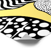 Poster illustration de la feuille tropicale et de la peau (Coin)