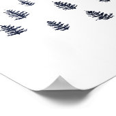 Poster Illustration de la forêt de pins (Coin)