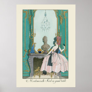 Poster Illustration de la mode française George Barbier