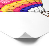 Poster Illustration de la montgolfière (Coin)