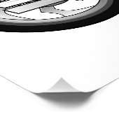 Poster Illustration de la moto à hélico (Coin)