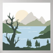 Poster Illustration de la nature (Devant)