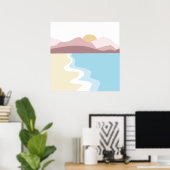 Poster Illustration de la nature (Bureau à domicile)