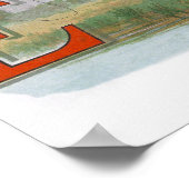 Poster Illustration de la pêche des éléphants (Coin)