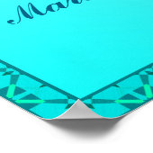 Poster Illustration de la pierre de naissance pour mars-  (Coin)