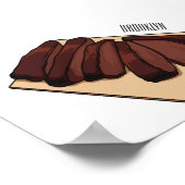 Poster Illustration de la poitrine de boeuf (Coin)