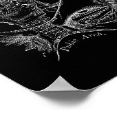 Poster Illustration de la science de l'anatomie Pelvis bl (Coin)