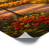 Poster Illustration de la skyline de Manille Philippines (Coin)