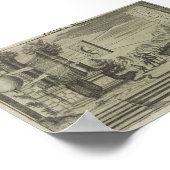 Poster Illustration de la Société vintage d'oculus (Coin)