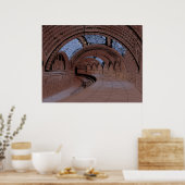 Poster Illustration de la station de métro NY (Cuisine)