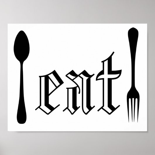 Poster Illustration de la typographie vintage (Devant)