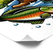 Poster Illustration de la vie de pêche (Coin)