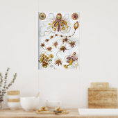 Poster Illustration de la vie marine vintage (Cuisine)