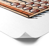 Poster Illustration de l'abaque (Coin)