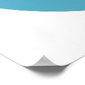 Poster Illustration de l'Abstrait Boho bleu orange de la  (Coin)