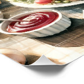 Poster Illustration de l'action de grâce aquarelle (Coin)