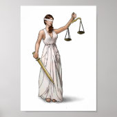 Poster Illustration de Lady Justice (Devant)