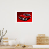 Poster Illustration de l'affiche Alfa Romeo 1750 GTV (Cuisine)