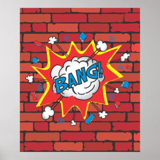 Poster Illustration de l'affiche Comic Book Bang (Devant)