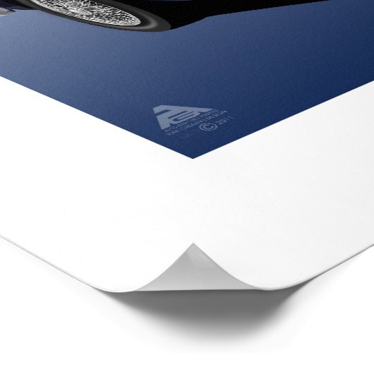 Poster Illustration de l'affiche de Triumph Spitfire (Coin)