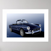 Poster Illustration de l'affiche de Triumph Spitfire (Devant)
