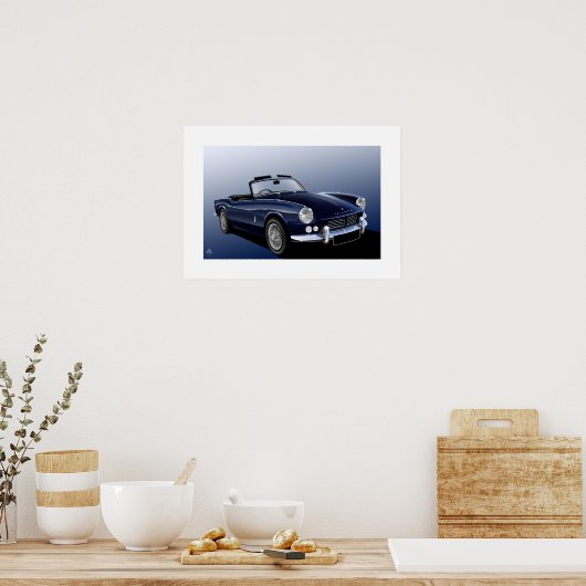 Poster Illustration de l'affiche de Triumph Spitfire (Cuisine)