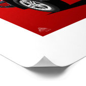 Poster Illustration de l'affiche Range Rover P38 (Coin)