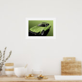 Poster Illustration de l'affiche Triumph TR7 (Cuisine)