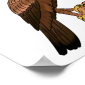 Poster Illustration de l'aigle à faucon de Javan (Coin)